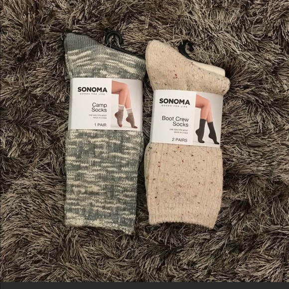 Accessories - Three pair of socks. NWT